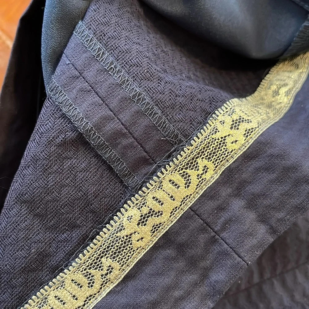 Lilly Pulitzer Trisha Navy and Gold Shift Dress - Picture 9 of 14